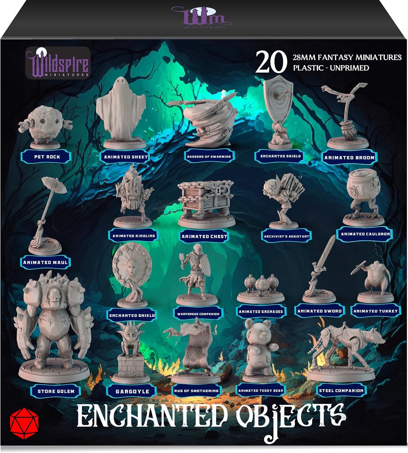 20 Enchanted Objects - Miniatures 28-32Mm