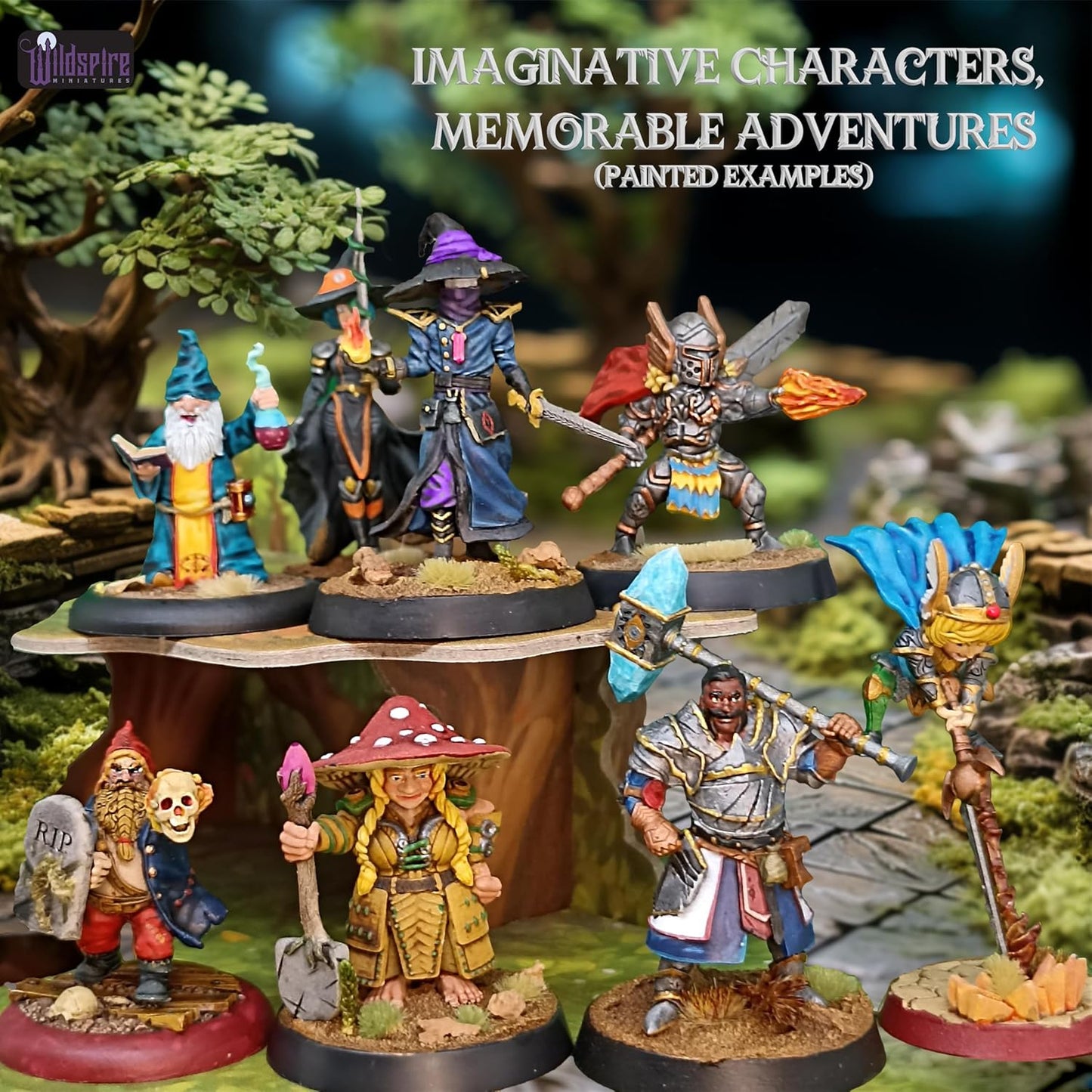 Spellblades - Unpainted 28Mm-32Mm Scale Dungeons & Dragons Minis