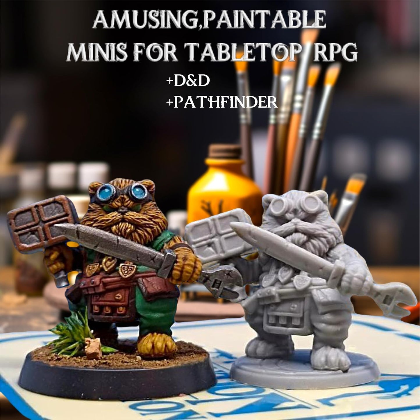Spellblades - Unpainted 28Mm-32Mm Scale Dungeons & Dragons Minis