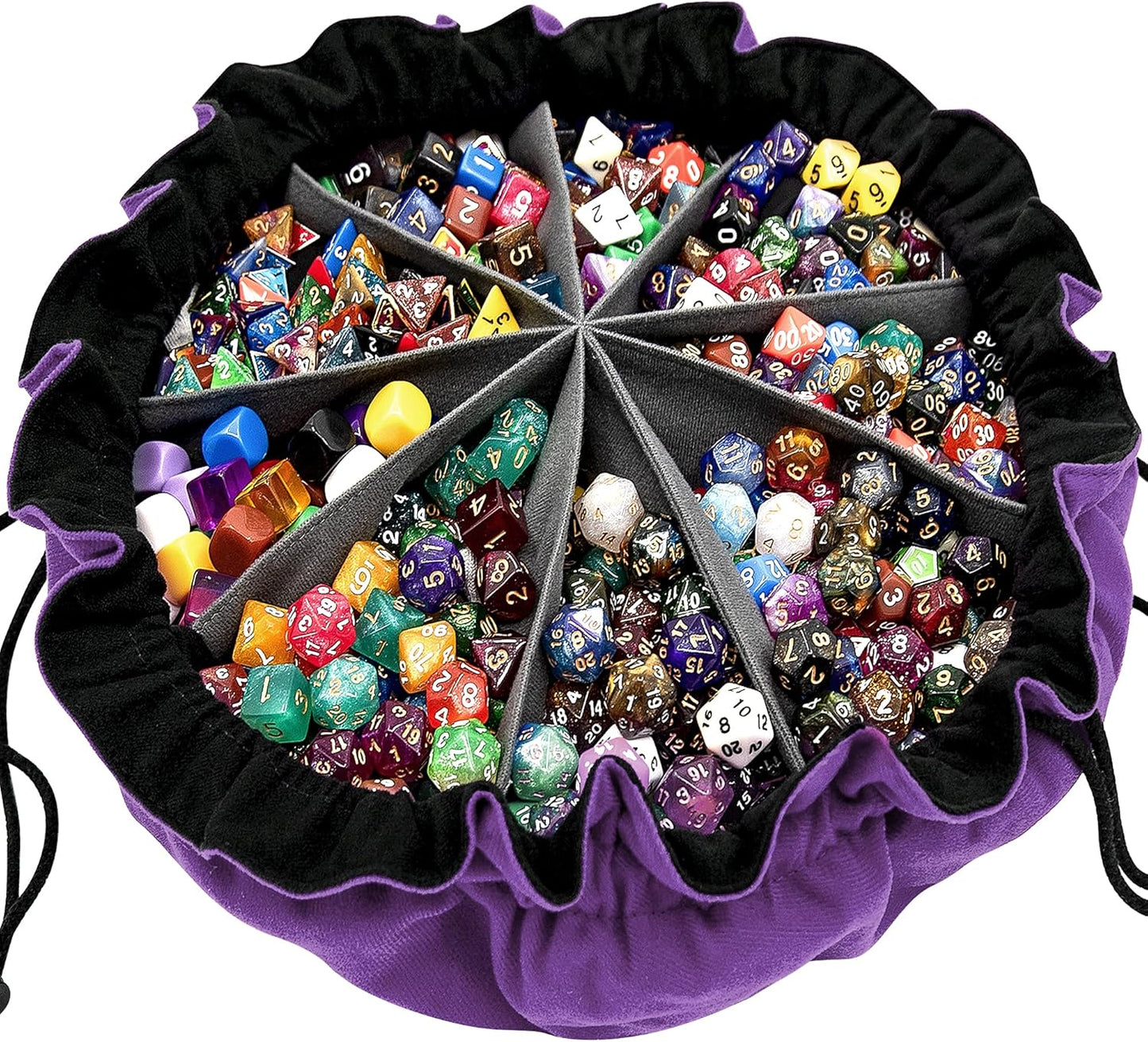 Large Violet Bag - Holds 300 Dice!