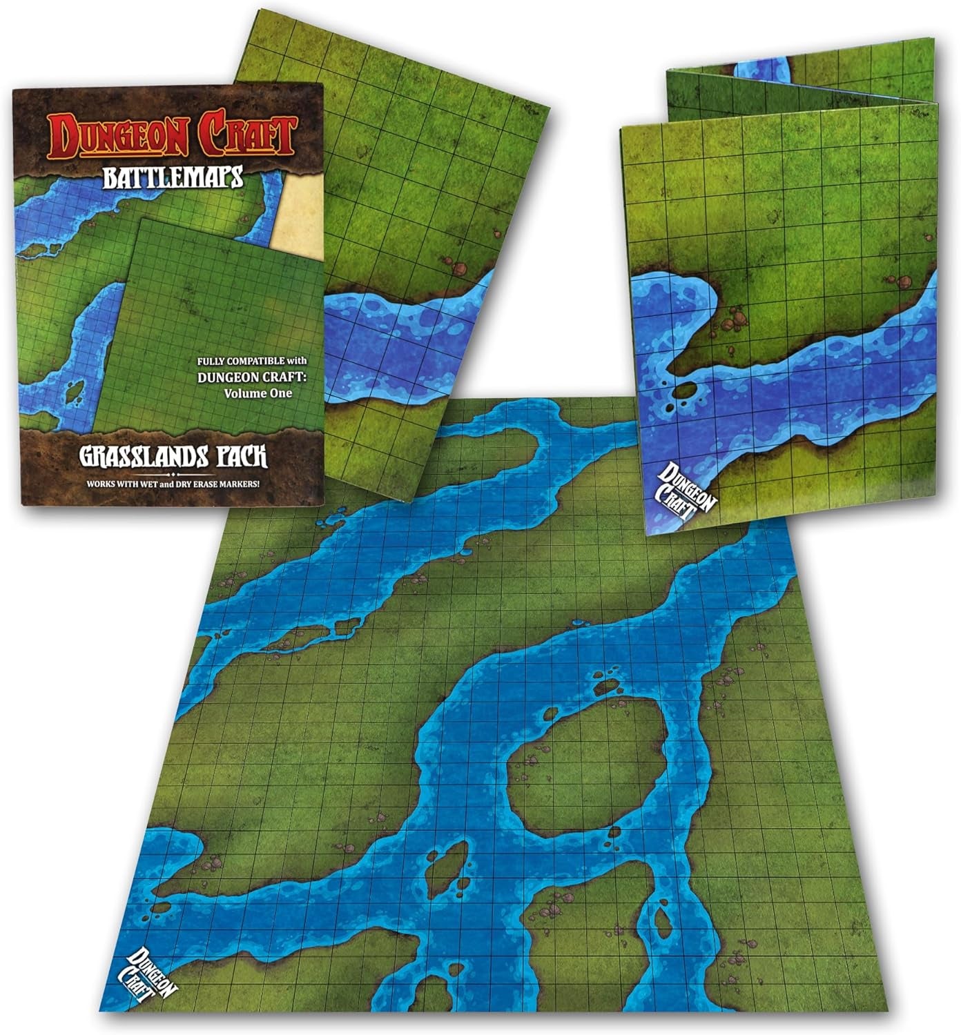 Grasslands Pack - Double Sided Adventure Maps
