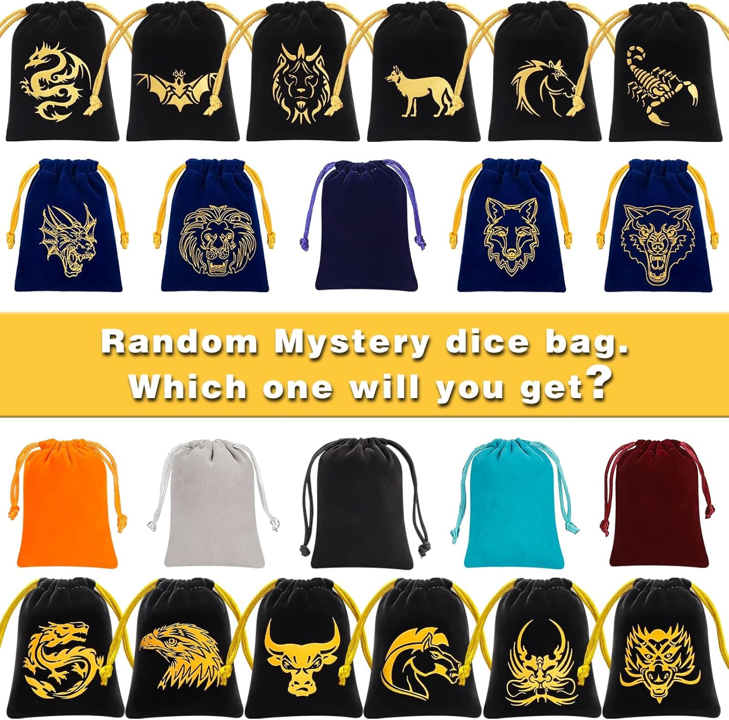 Mystery Dice Set - Full Set + Bag