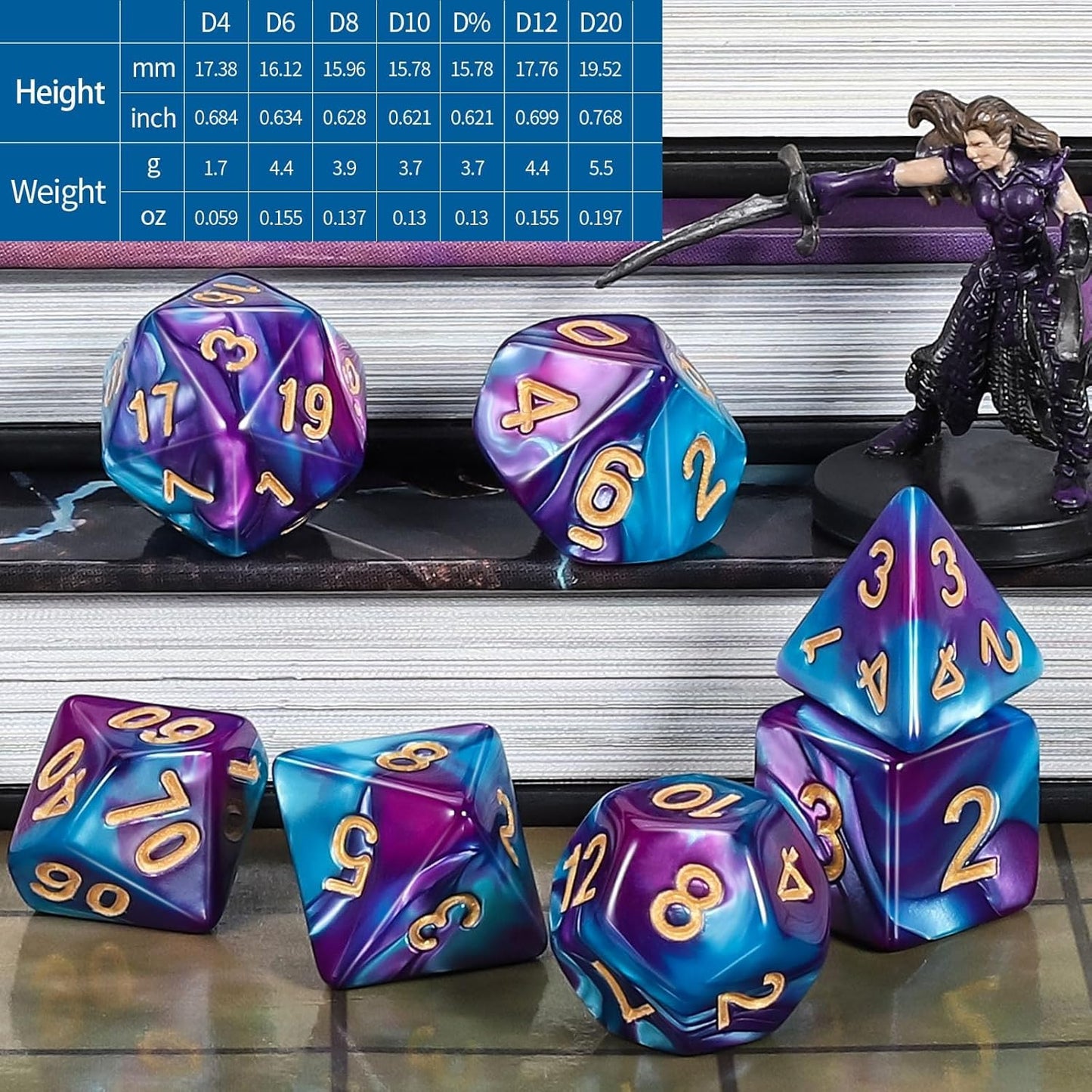 Mystery Dice Set - Full Set + Bag