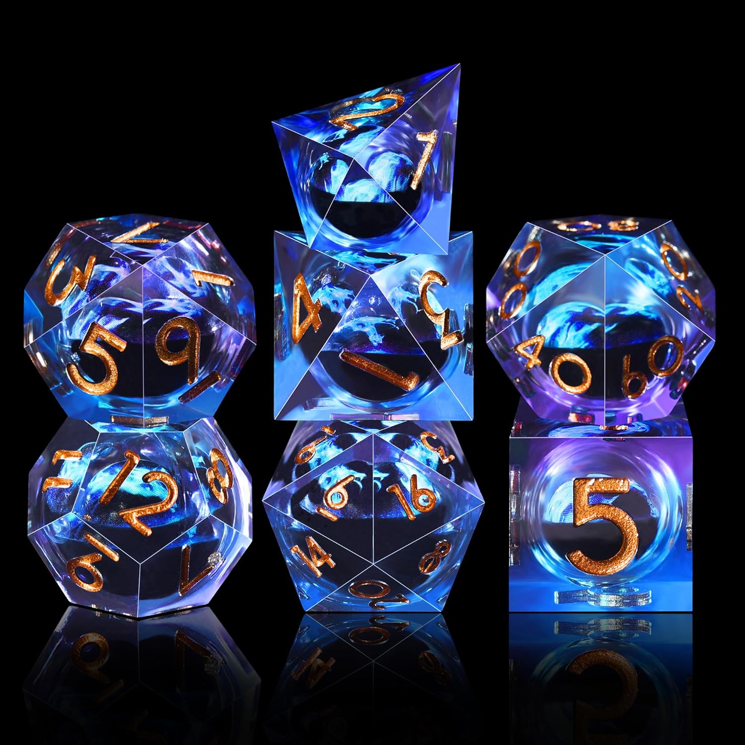 Resin Dice Set - Multiple Variants Available