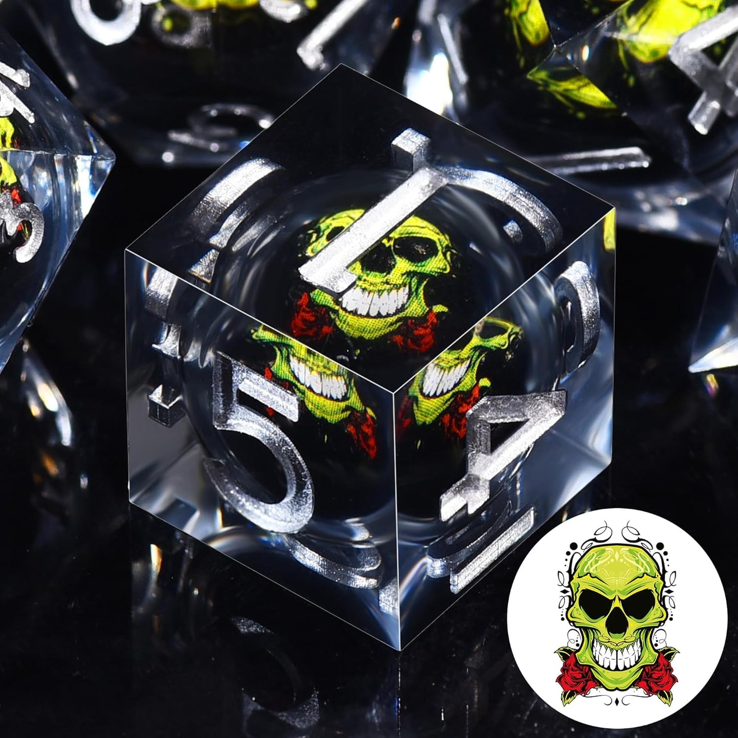 Resin Dice Set - Multiple Variants Available