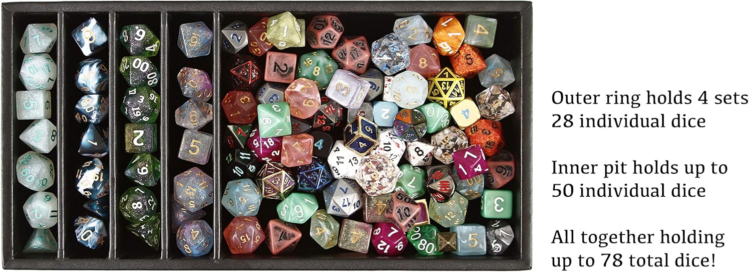 Grey Dice Battle Pit w/ 2 Trays