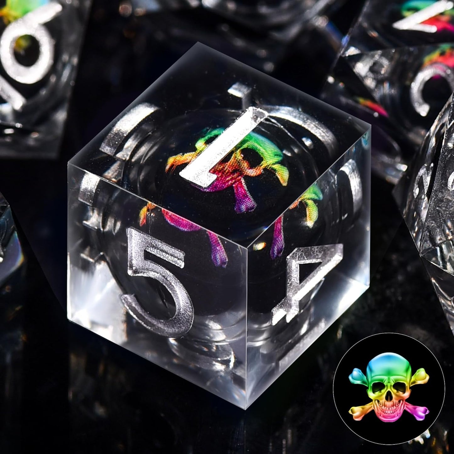 Resin Dice Set - Multiple Variants Available