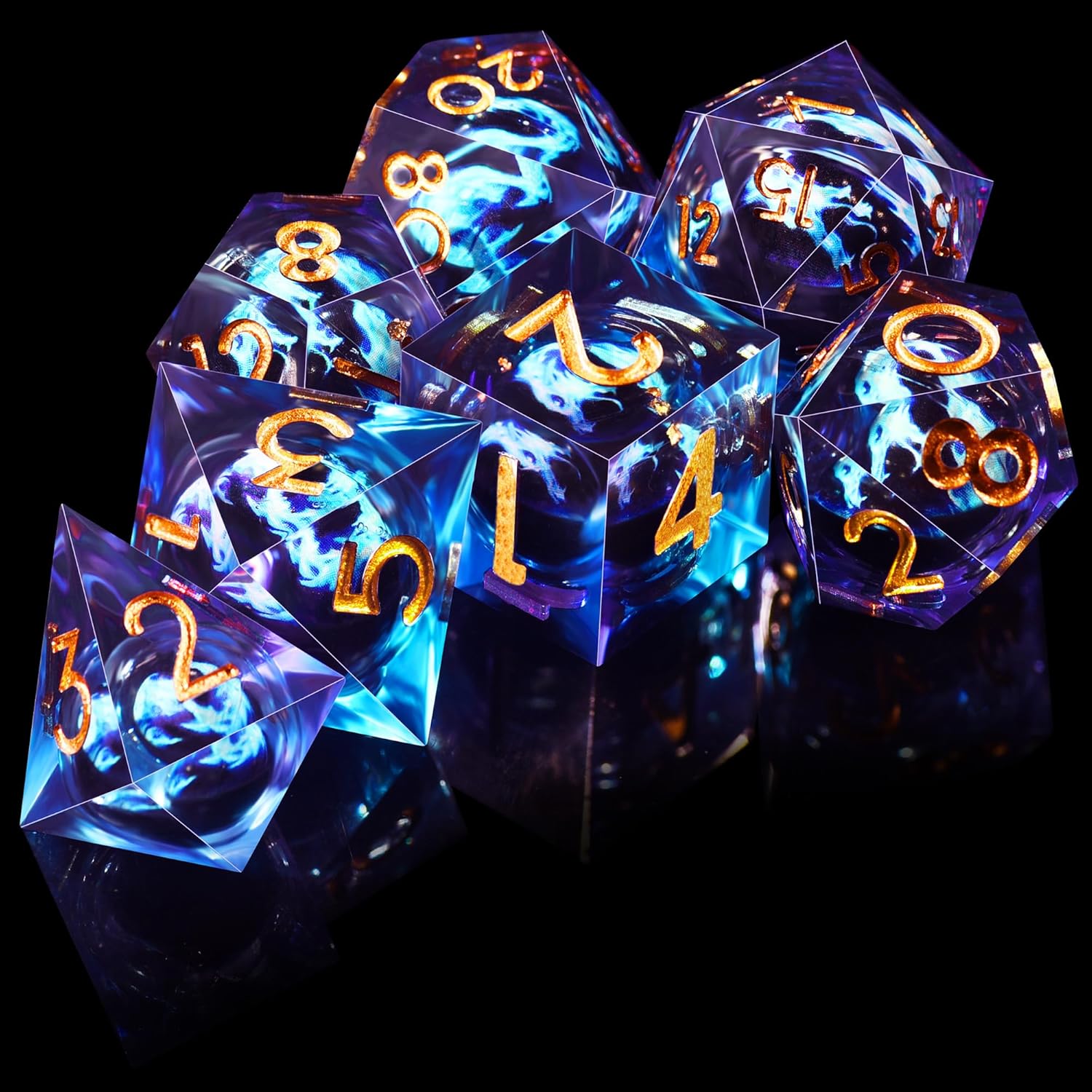 Resin Dice Set - Multiple Variants Available