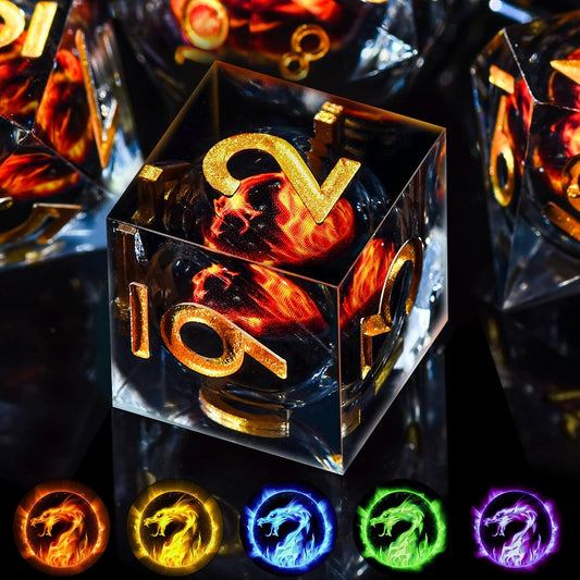 Resin Dice Set - Multiple Variants Available