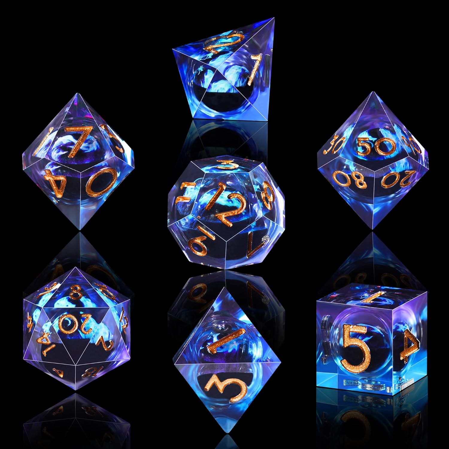 Resin Dice Set - Multiple Variants Available