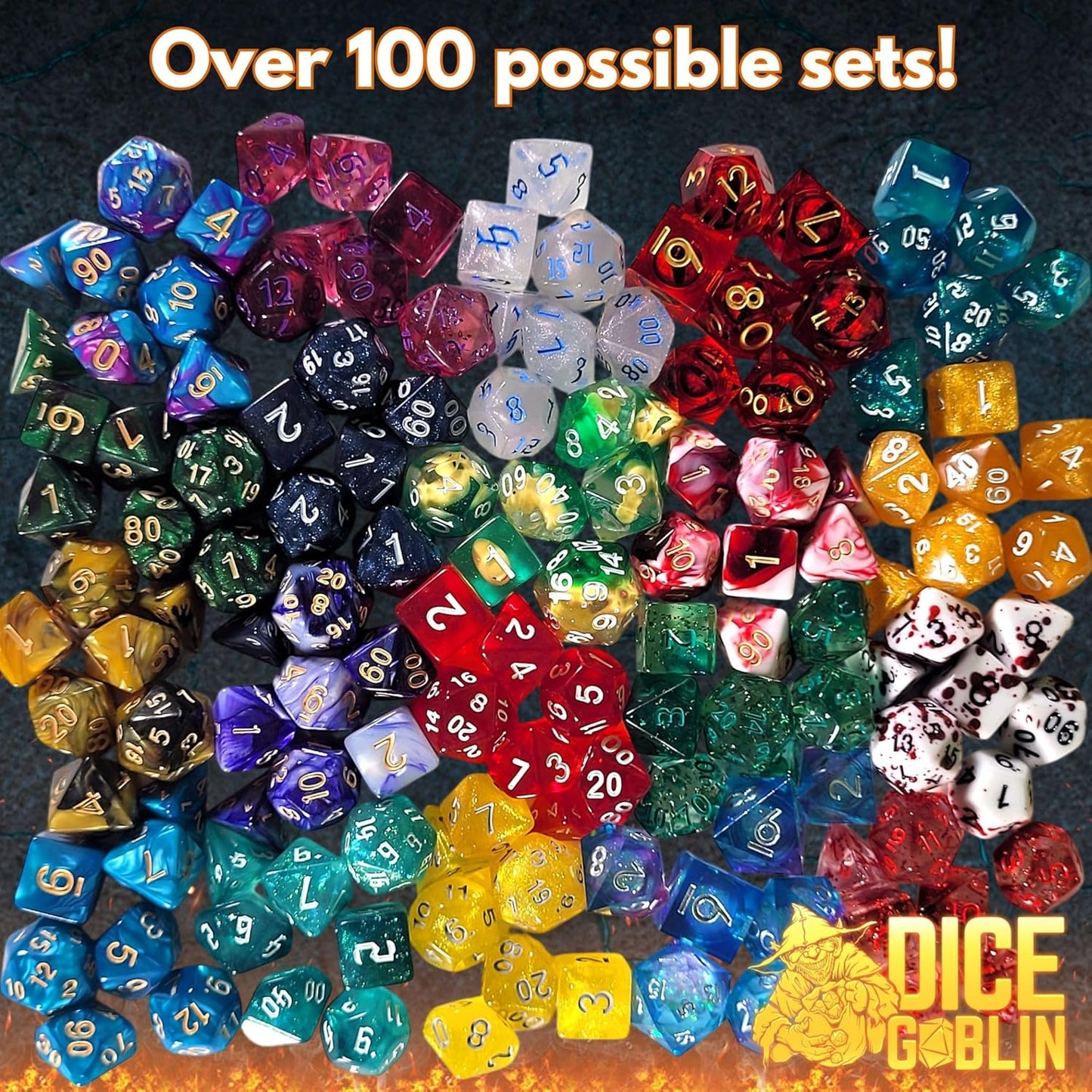 Dice Goblin Mystery Dice Set - RPG Dice Set - DND Dice Set