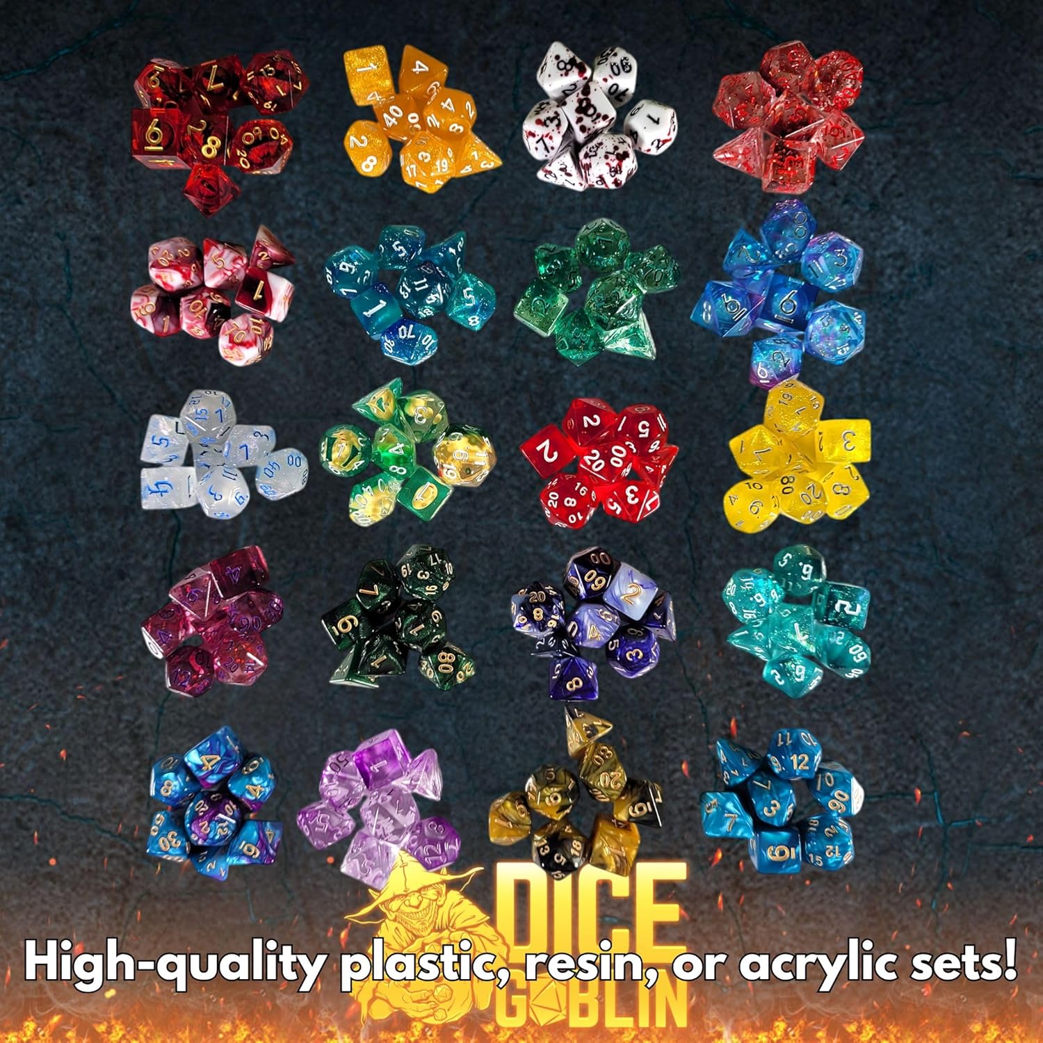 Dice Goblin Mystery Dice Set - RPG Dice Set - DND Dice Set