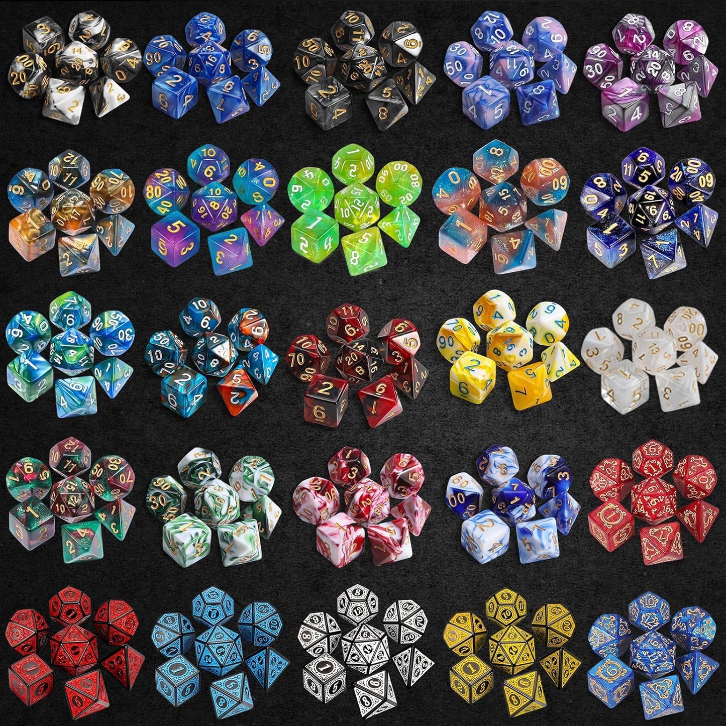 Mystery Dice Set - Full Set + Bag