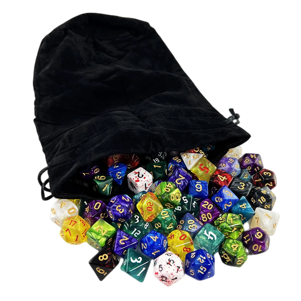 Velvet Drawstring Dice Bag 