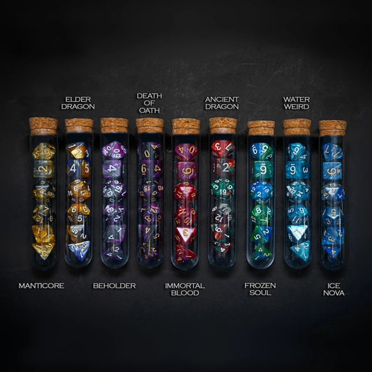 Fantasy Potion Flask Dice Set 7pcs