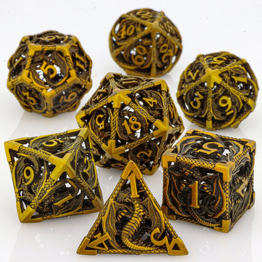 Hollow Metal Dice Set